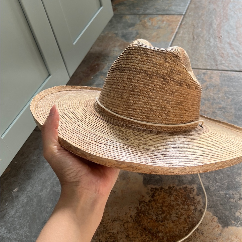 Lack of color palma desert Sun Hat with Beaded Chin Cord - Picture 2 of 5